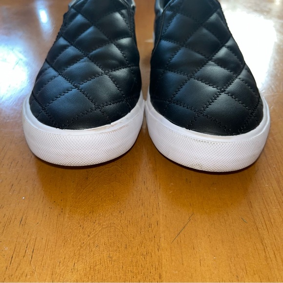 Nine West | Slip On Sneaker Shoe Black Glitter Silver Detail Women’s 7.5 - Picture 4 of 10